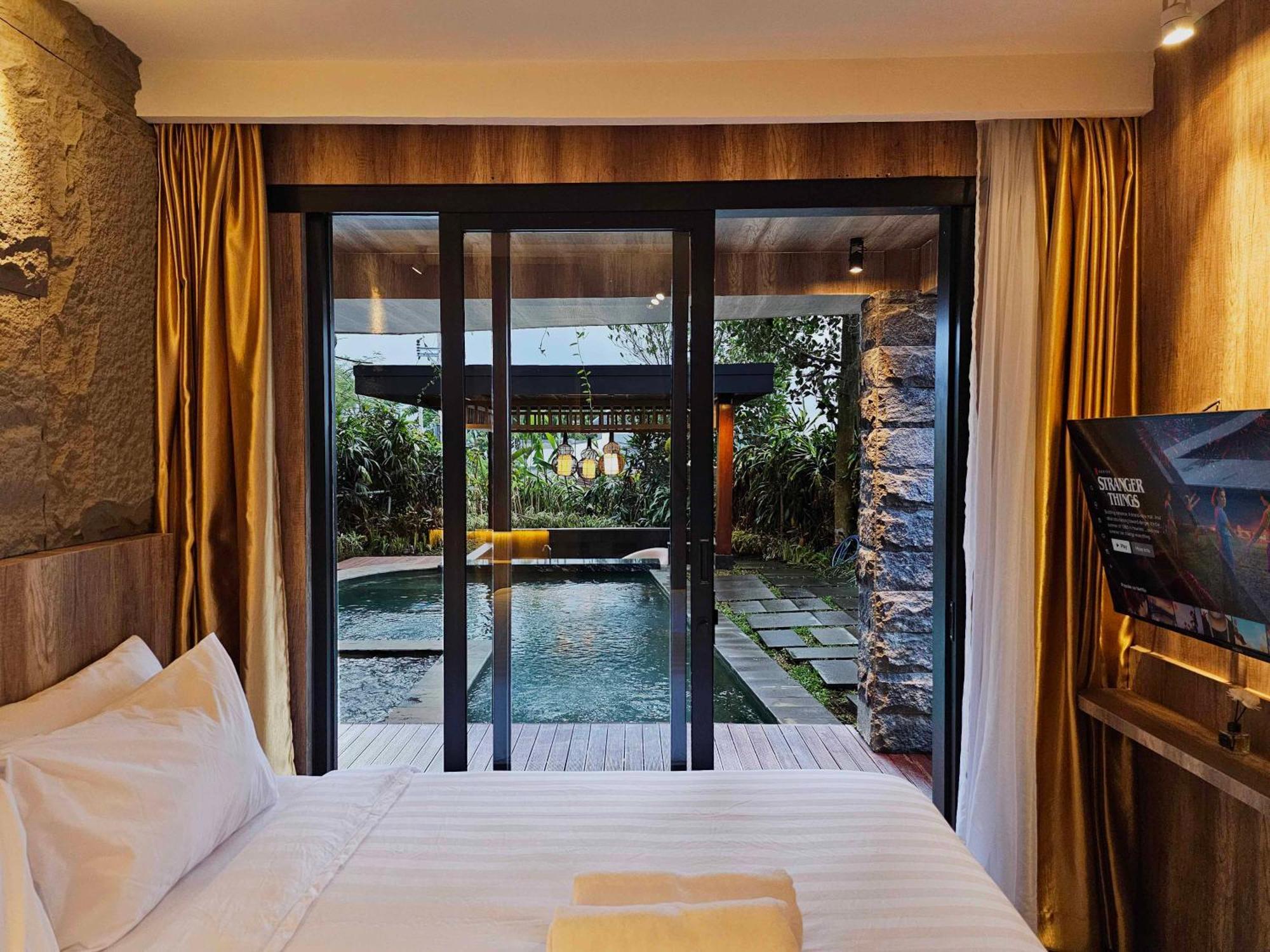 Villa 4-Br Klub Bunga No 4 Batu Malang Bagian luar foto